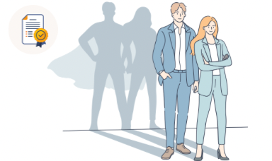 担当者対応のイラスト